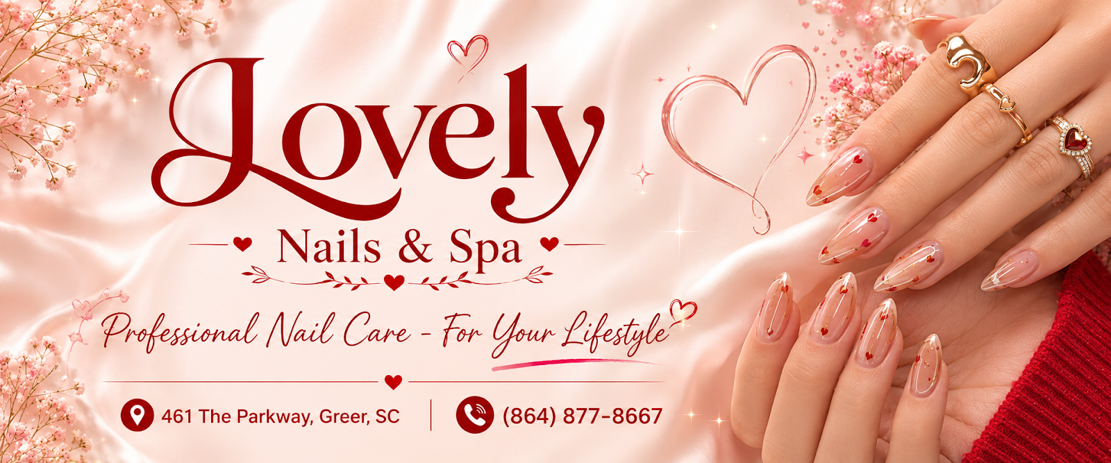 Lovely Nails & Spa logo
